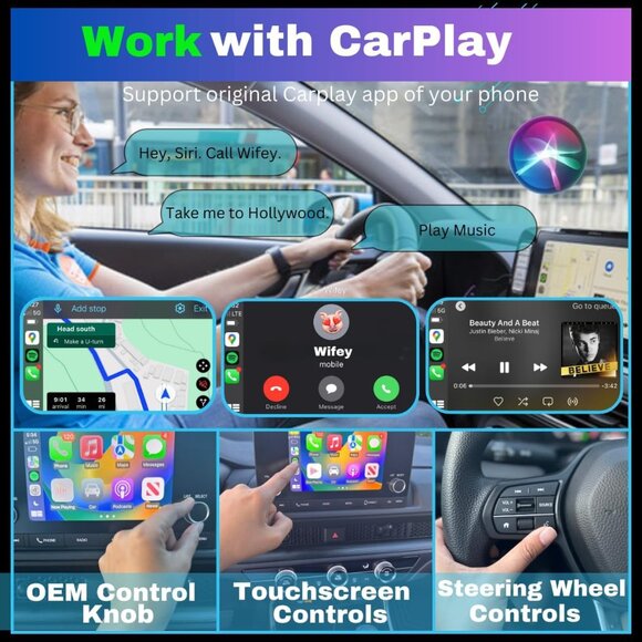 Wireless Carplay Adapter for Apple iPhone Plug and Play - Picture 8 of 11